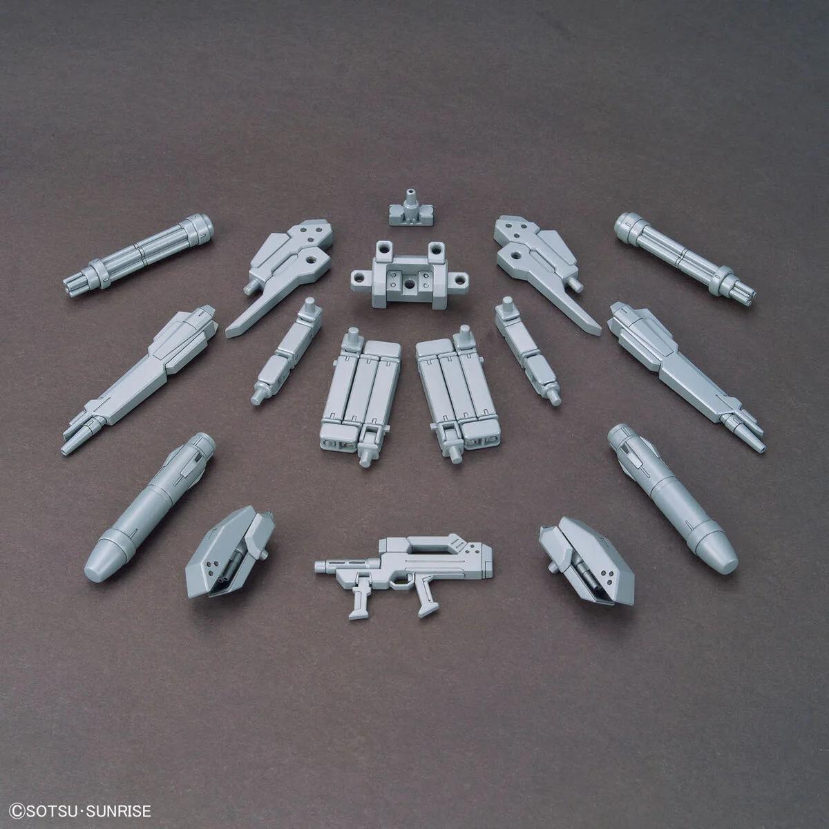 Bandai Option Parts Set 07powered Arms Model Kit — official product photo 1