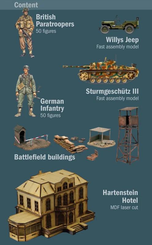 Italeri 1/72 Operation Market Garden Hotel Model Kit — official product photo 3