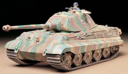 Tamiya 1/35 King Tiger Porsche Turret Model Kit — box art