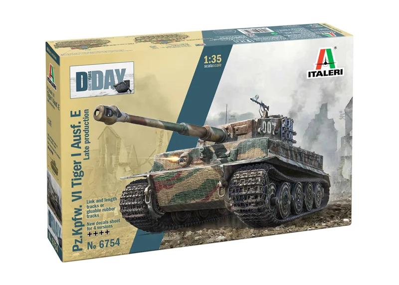 Italeri 1/35 Tiger 1 Late 80th Anniversary D Day Model Kit — official product photo 2