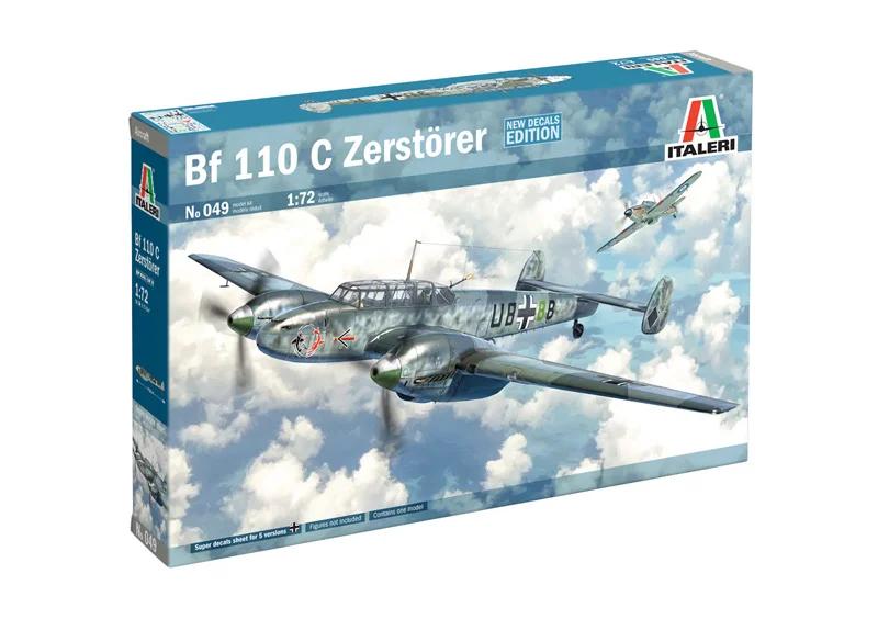 Italeri 1/72 C-4 Messerschmitt Bf-110c-3 Model Kit — official product photo 2