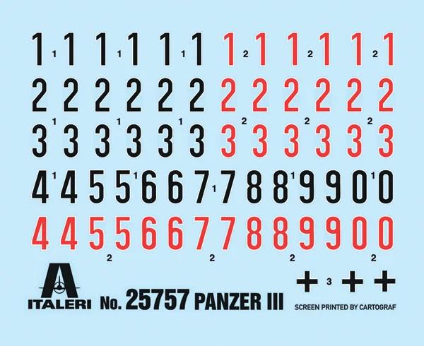 Italeri 1/56 Panzer Iiij L M N Model Kit — official product photo 3