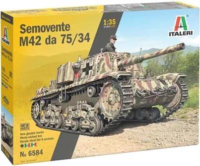 Italeri 1/35 Semovente M42 Da 75 34 Model Kit — box art