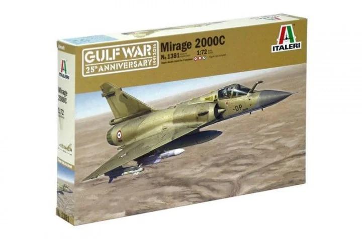 Italeri 1/72 Mirage 2000c Gulf War Model Kit — box art
