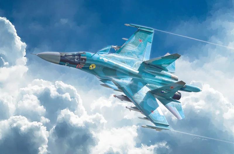 Italeri 1/72 Sukhoi Su-34 32 Model Kit — official product photo 1