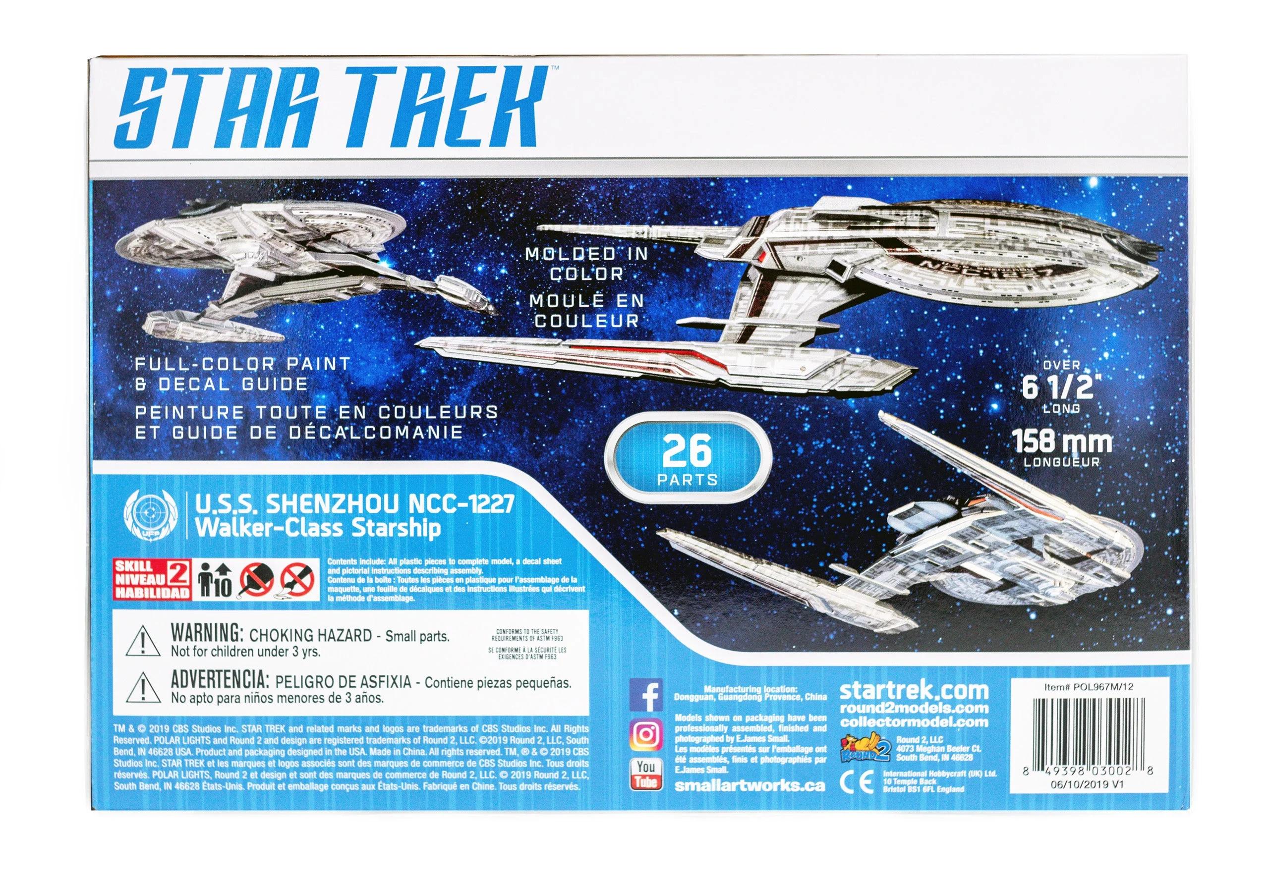 Polar Lights NCC-1227 Star Trek U S S Shenzhou Model Kit — official product photo 1
