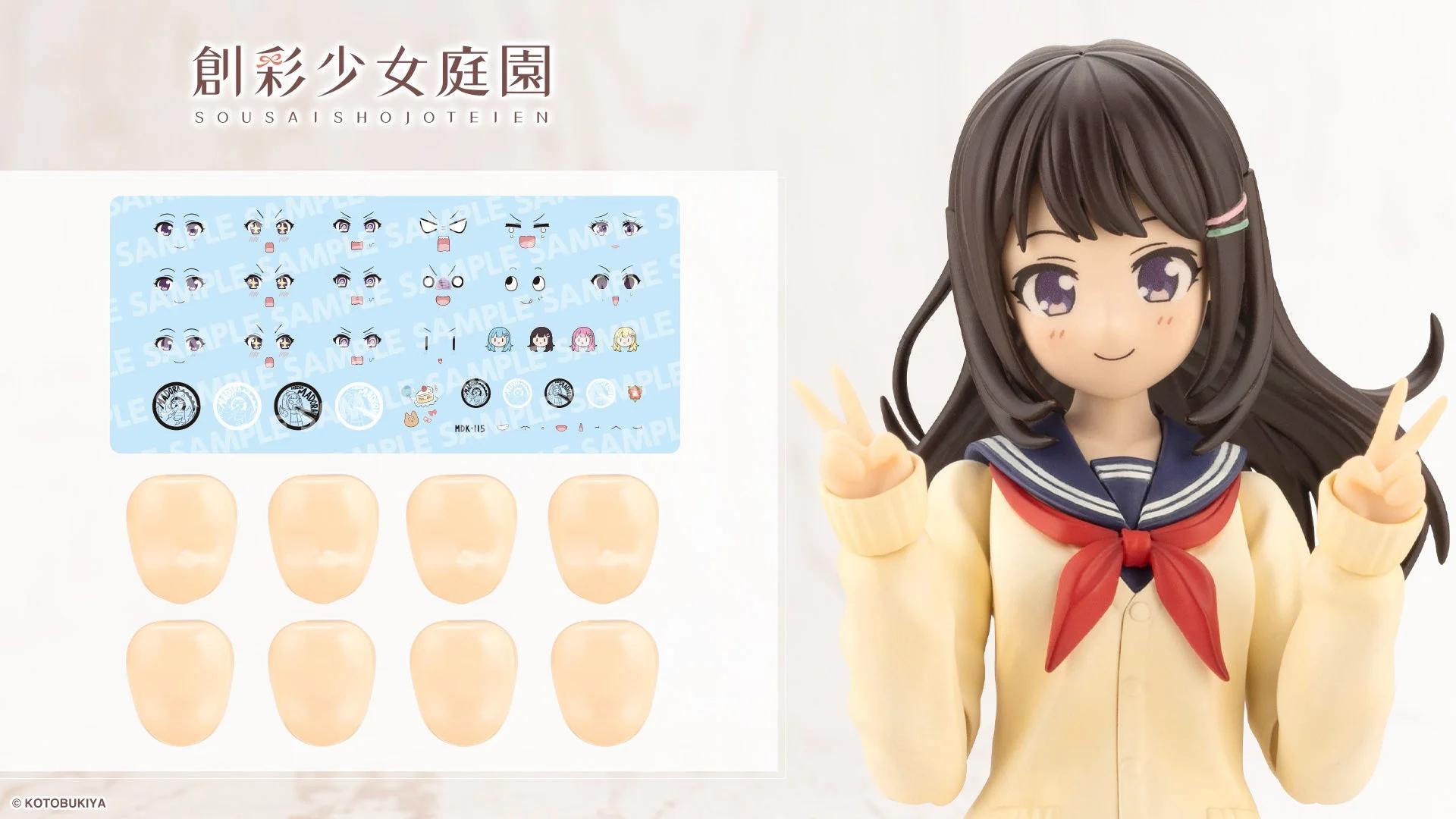 1/10 Face & Decal Set #5 — official product photo 1