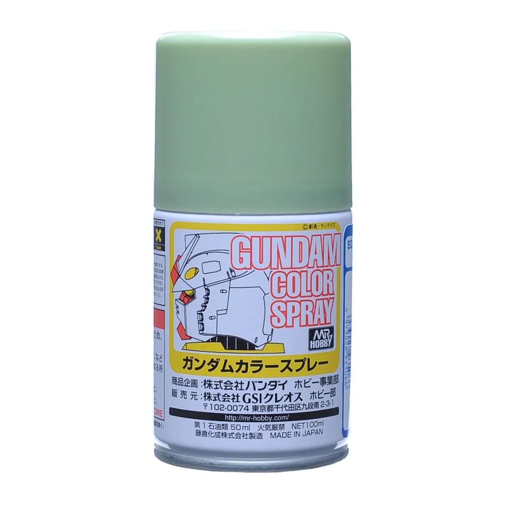 Mr. Hobby Gundam Color Spray MS Green (SG06) 100 ml — official product photo 1
