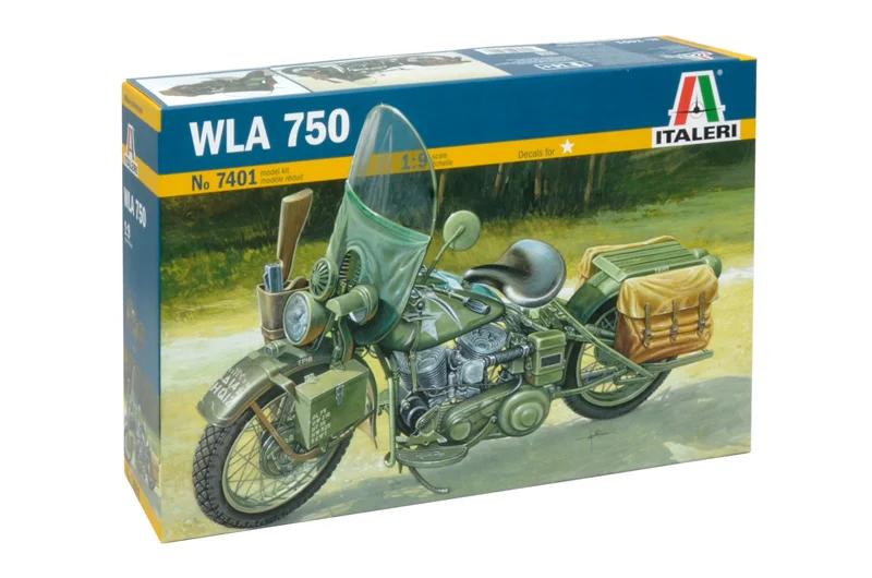 Italeri US Army WWII Motorcycle 1 9 Model Kit — official product photo 2