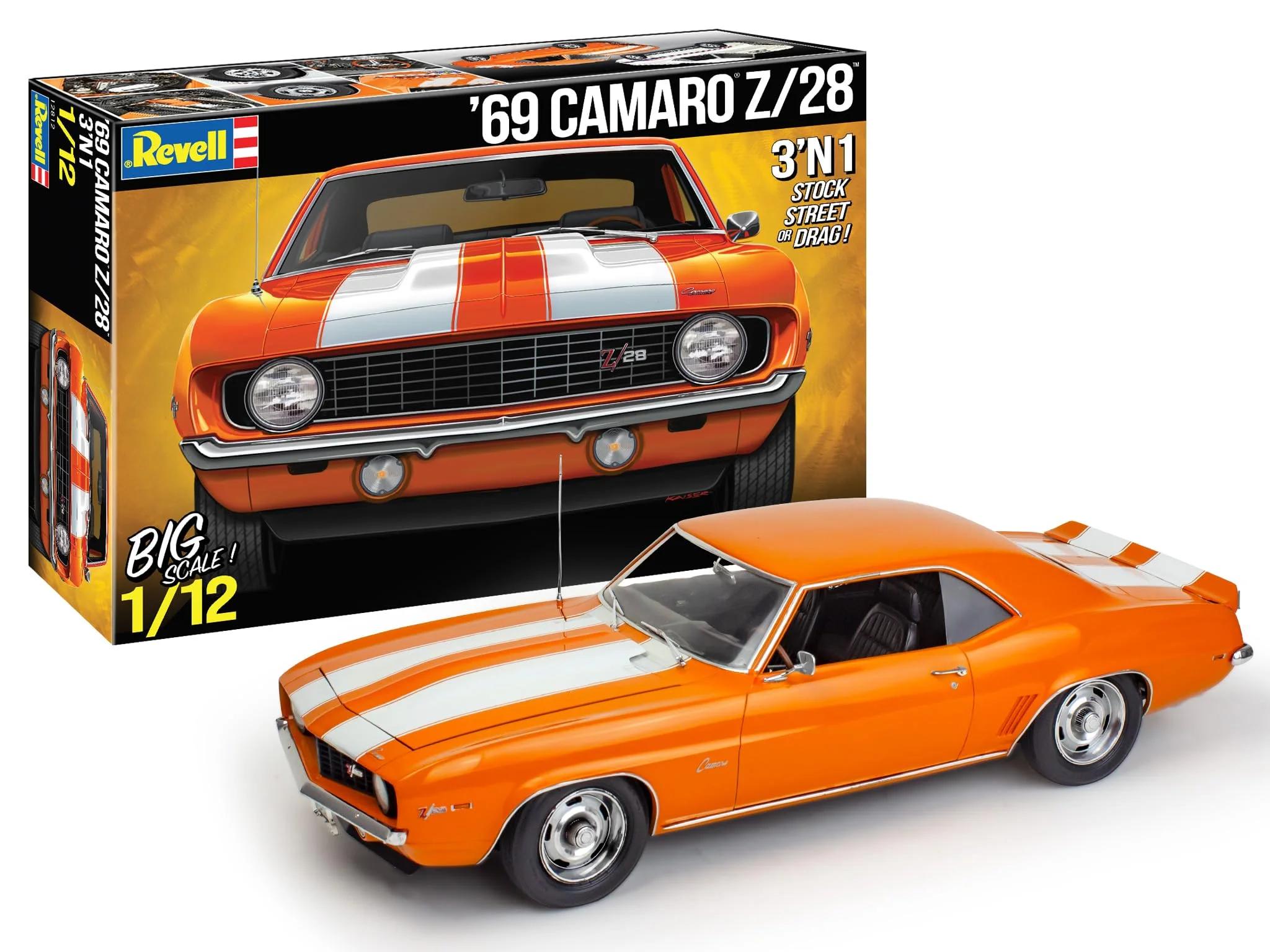 Revell 1/12 69chevy Camaro Z 28 3n1 Model Kit — box art