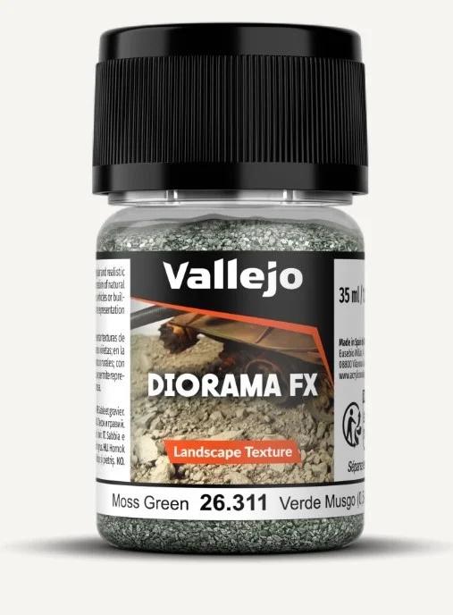 Vallejo Moss Green 0 5-2mm Landscape Diorama Fx — product photo