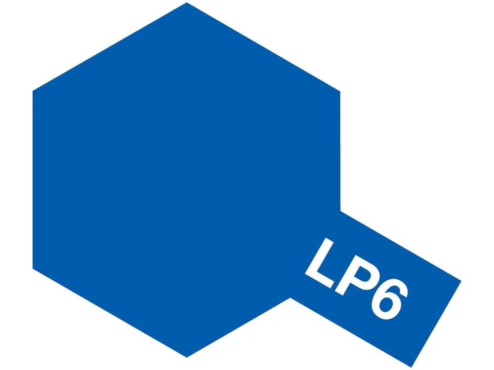 Tamiya LP-6 Lacquer Pure Blue — official product photo 1