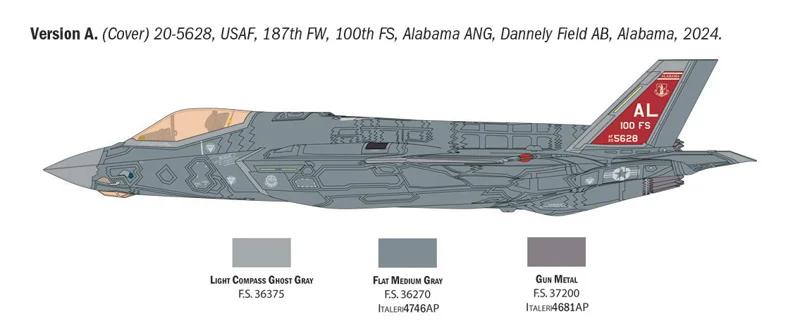 Italeri 1/48 F-35A Lightning Iibeast Mode Model Kit — official product photo 4