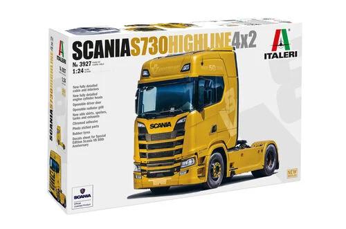 Italeri 1/24 Scania S730 Highline 4x2 Anniv Ed Model Kit — box art