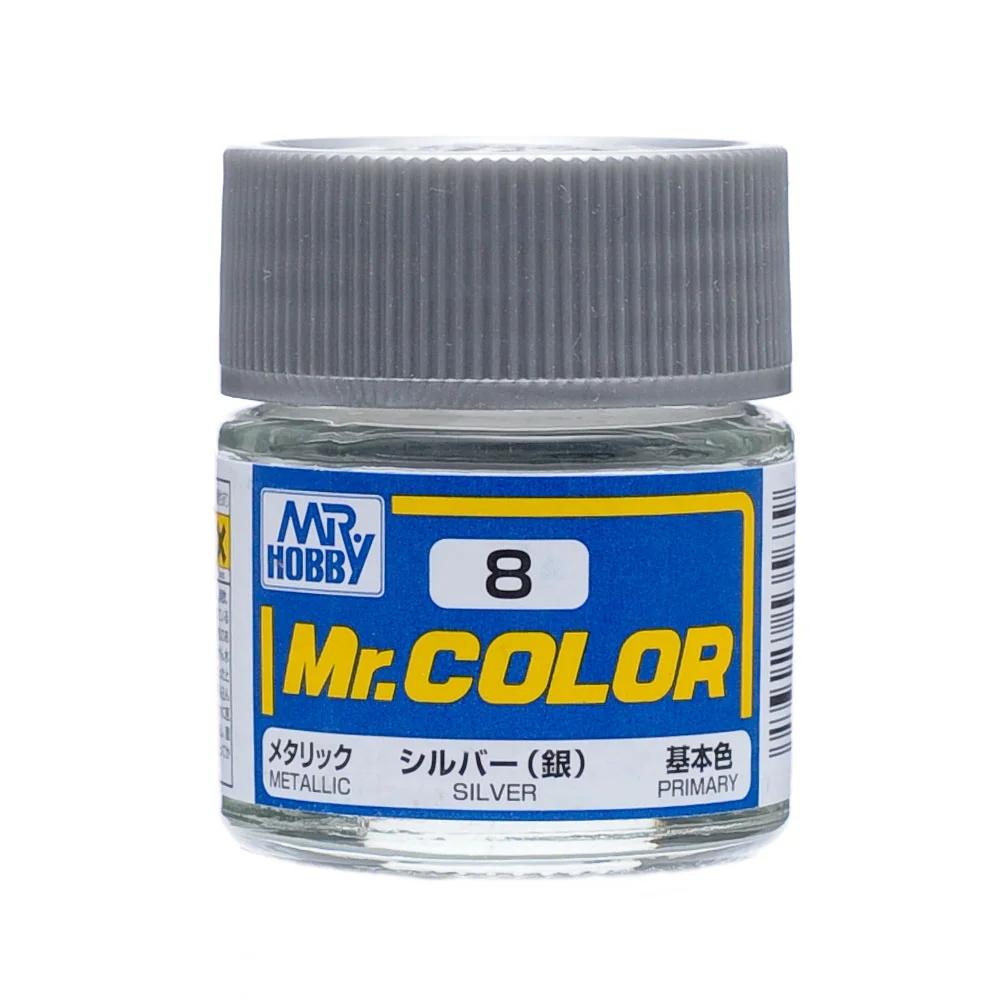 Mr. Hobby Mr. Color Silver (C8) 10 ml — official product photo 1