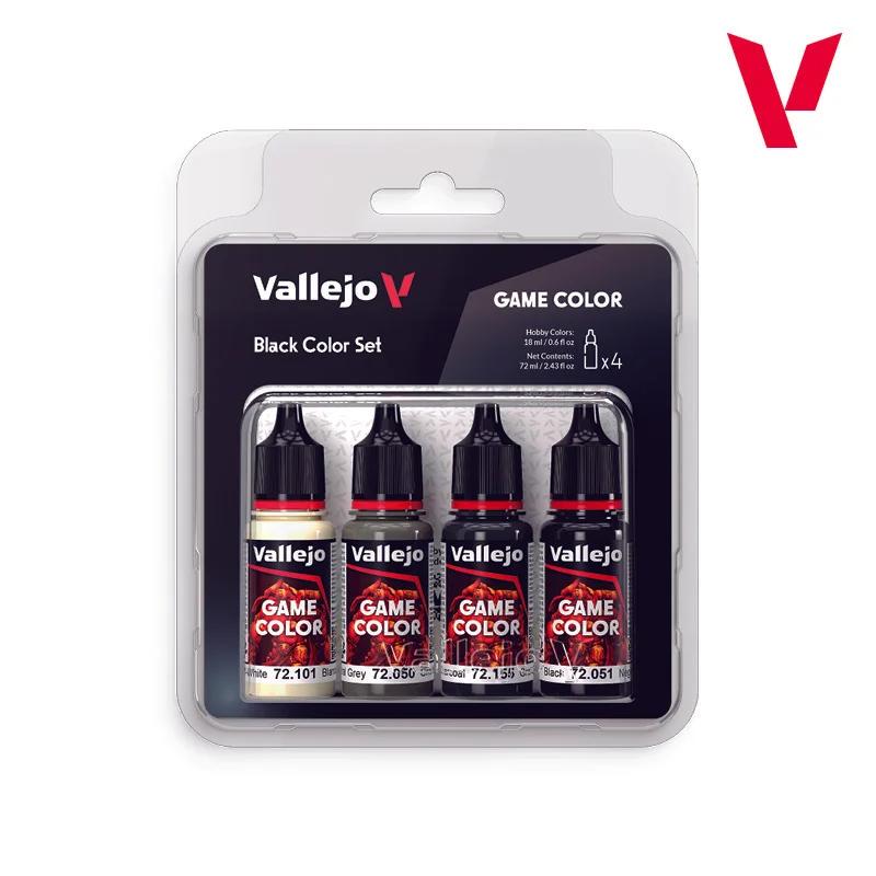 Vallejo Game Color Set Black 4pc — product photo