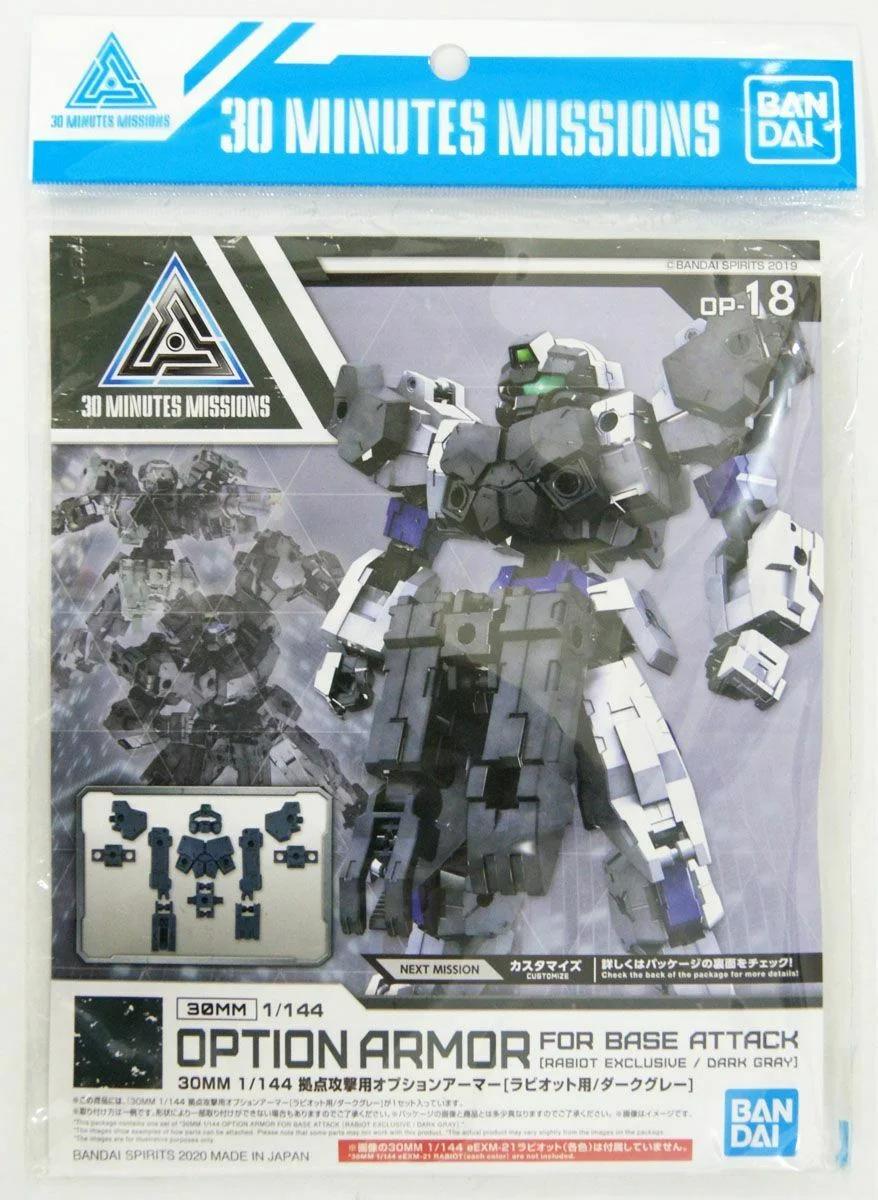 Bandai 1/144 30MM 18 Rabiot Armor Base Attack Model Kit — box art
