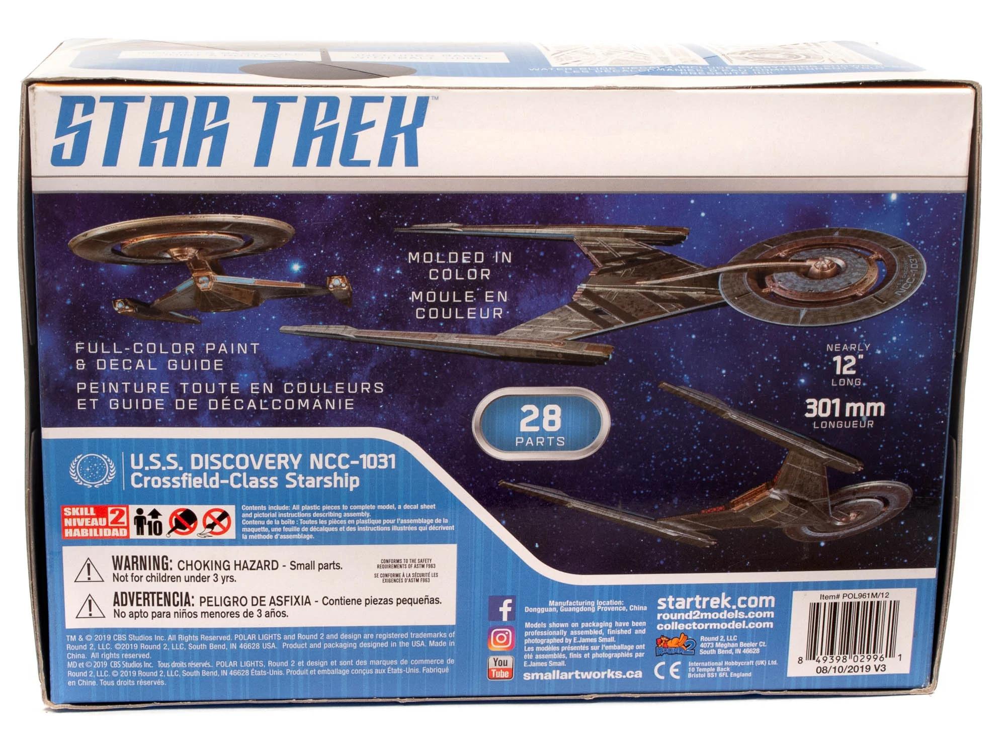 Polar Lights 1/2500 NCC-1031 Star Trek Uss Discovery Model Kit — official product photo 2