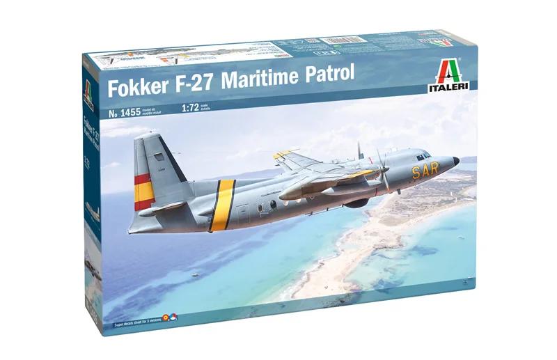 Italeri 1/72 F-27 Fokker Maritime Patrol Aircraf Model Kit — official product photo 2