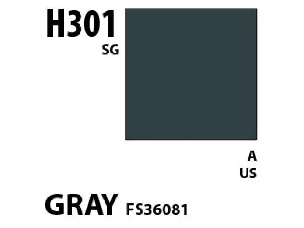 Mr. Hobby Aqueous Hobby Color H301 Gray FS36081 (Semi-Gloss) 10ml — product photo