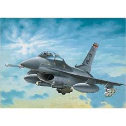 Italeri F16c Night Falcon Aircraft 72 Model Kit — box art