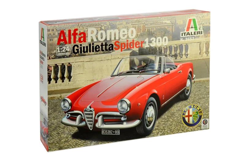 Italeri 1/24 Giulietta Spider 1600 Model Kit — official product photo 2