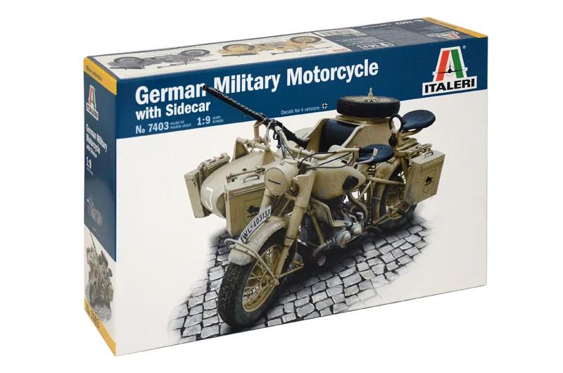 Italeri Bmw R75 W Sidecar 1 9 Model Kit — official product photo 1