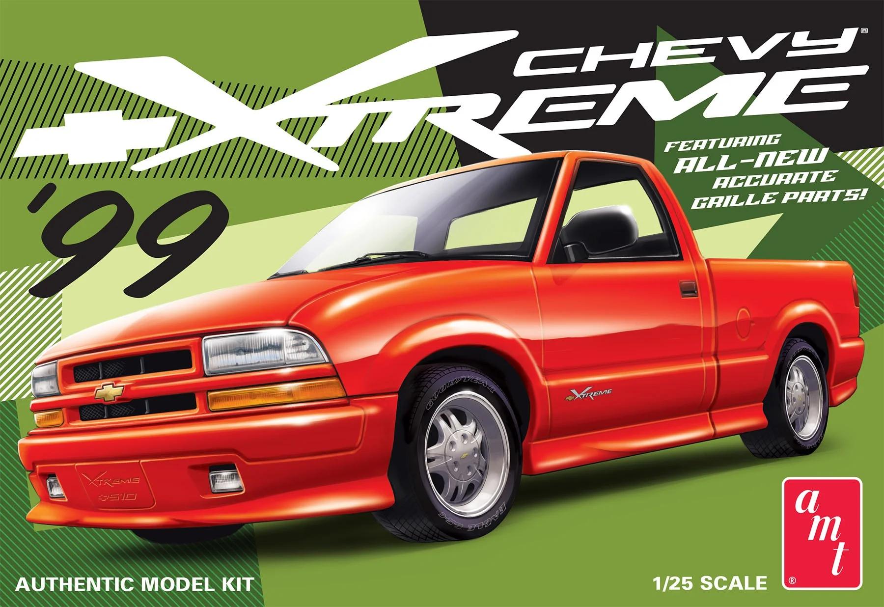 AMT 1/25 S-10 1999 Chevy Xtreme Pickup Model Kit — box art