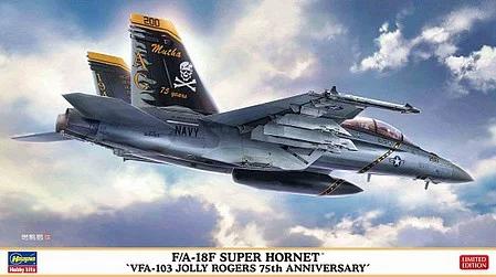 Hasegawa 1/72 VFA-103 F 18f Super Hornet Jolly Model Kit — box art