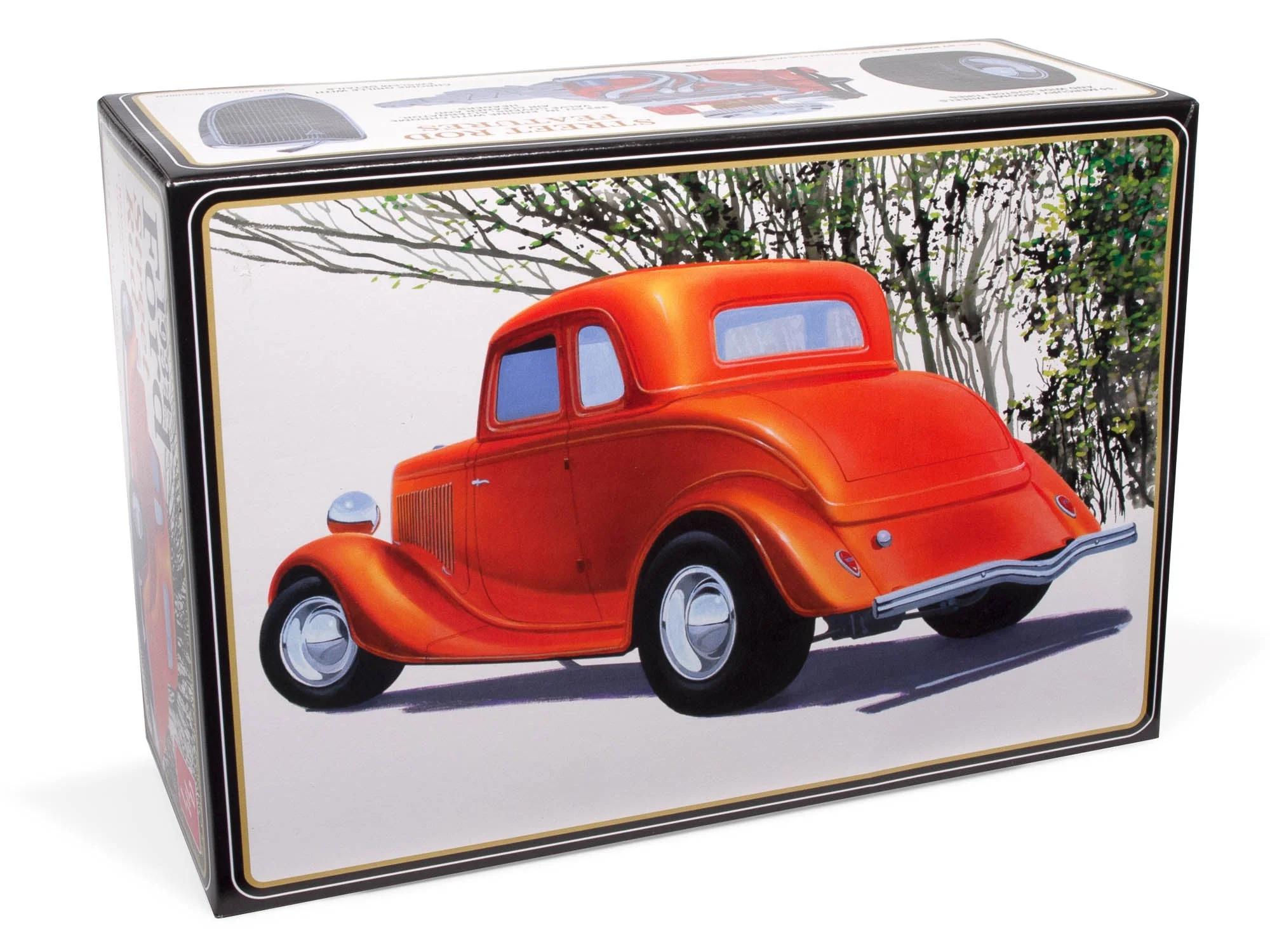 AMT 1/25 34 Ford 5-window Coupe Street Rod Model Kit — official product photo 1