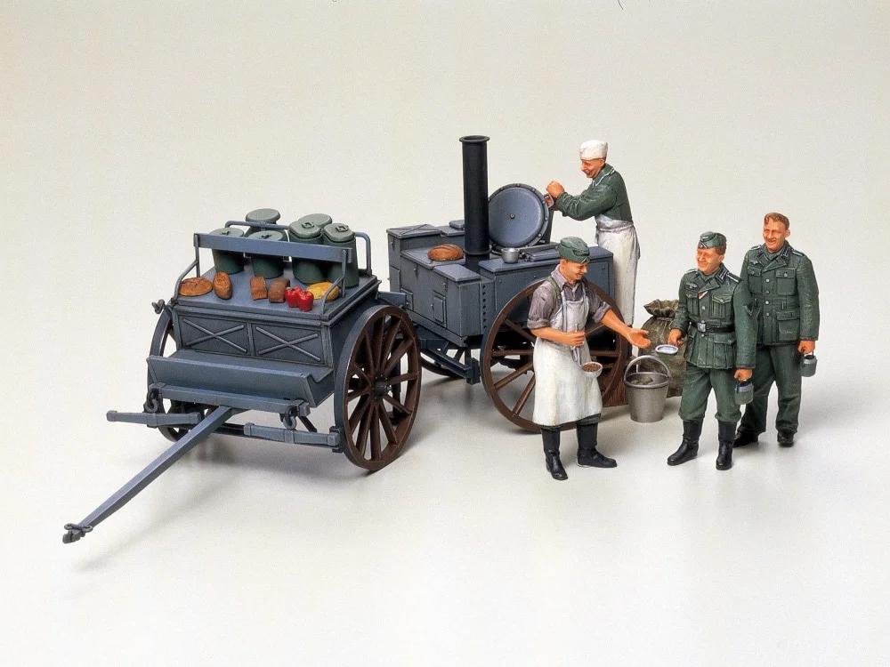 Tamiya German Field Kitchen Scenery Model Kit — official product photo 2