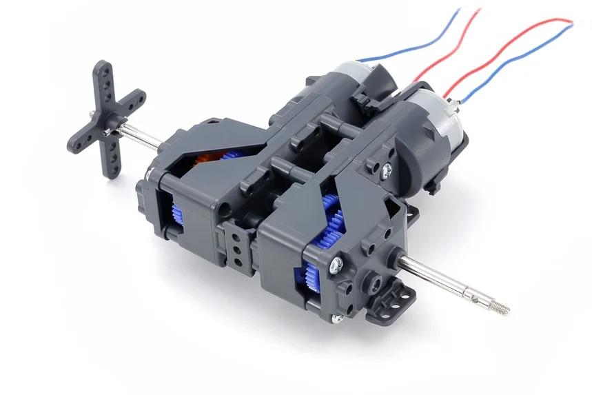 Tamiya 5 Speed Twin Gearbox H E Model Kit — box art