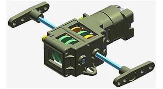 Tamiya Single Gearbox 4 Speed Model Kit — box art