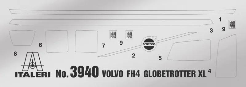 Italeri 1/24 Volvo Fh Low Roof W Photo Etch Model Kit — official product photo 3