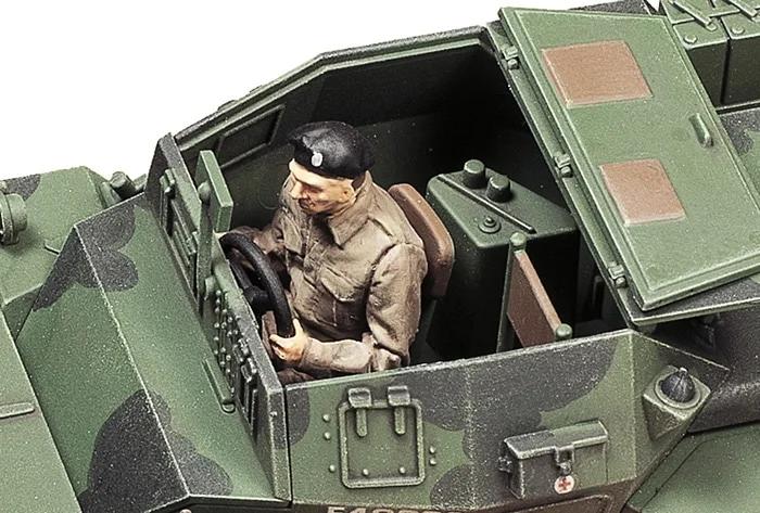 Tamiya 1/48 Brit Armored Scout Car Model Kit — official product photo 3