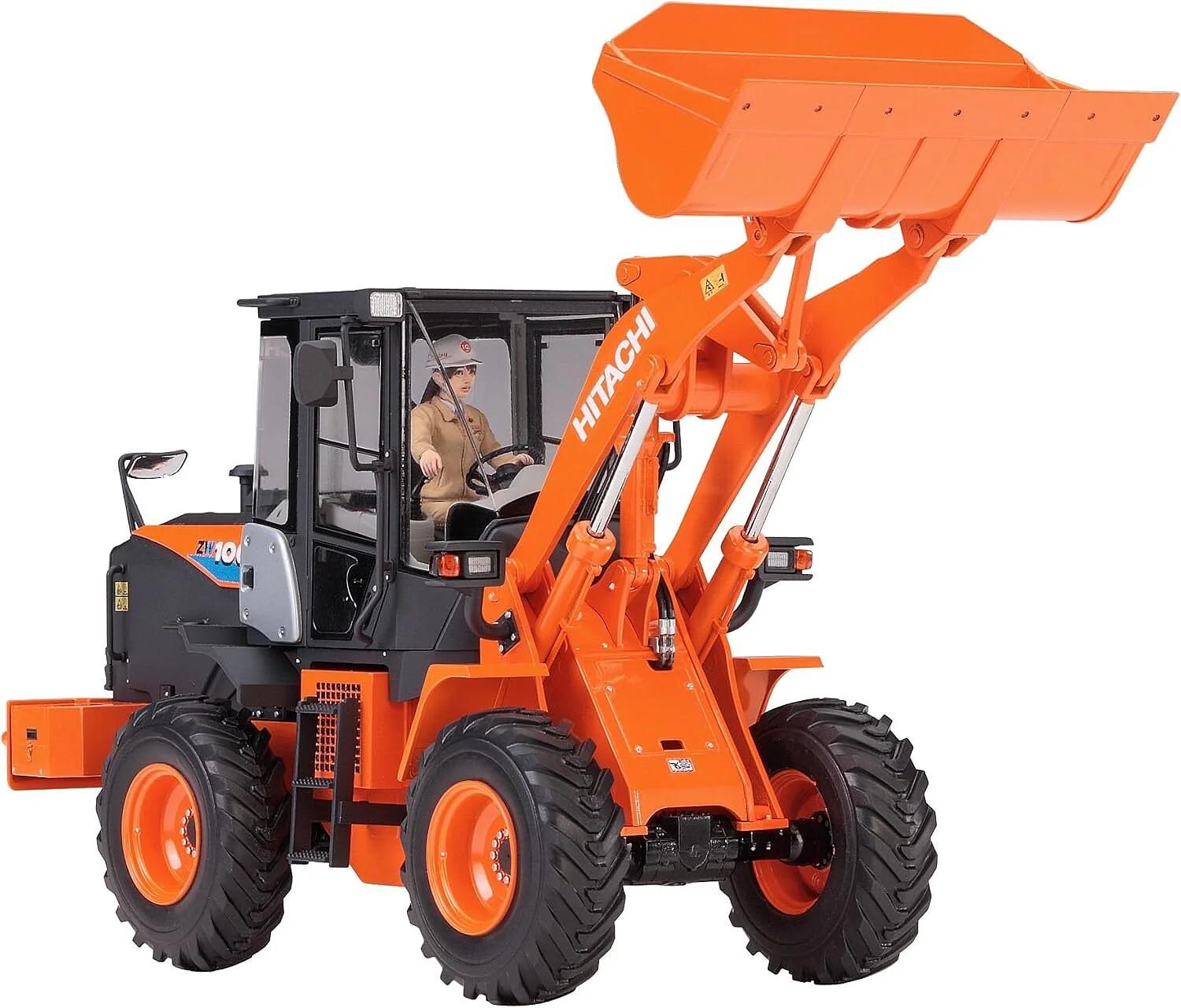 Hasegawa Hitachi Zw100-6 Wheel Loadr 35 Model Kit — official product photo 1