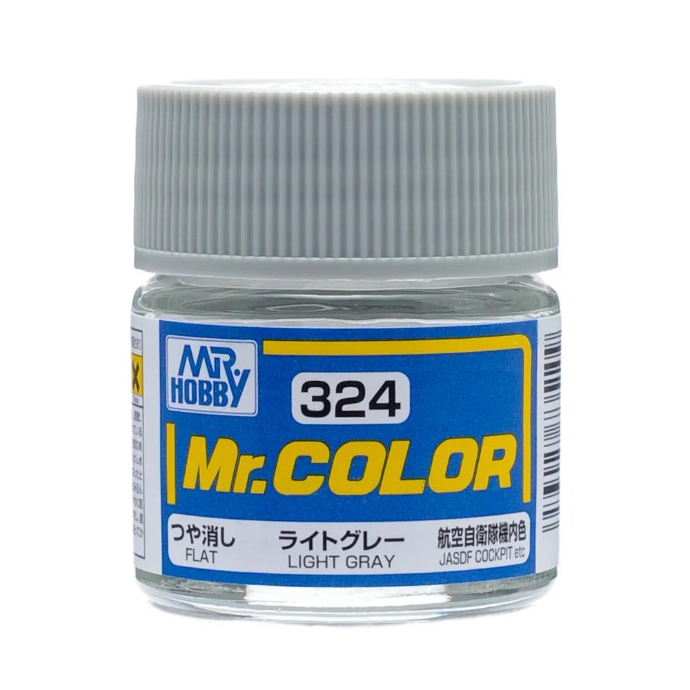 Mr. Hobby Mr. Color Light Gray (C324) 10 ml — official product photo 1