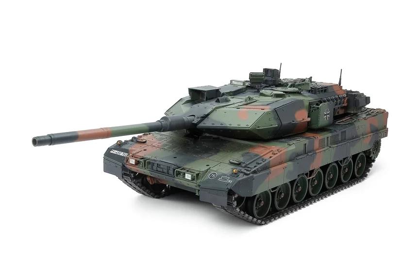 Tamiya 1/16 RC Leopard 2 A7v Mbt Full Option Kt Model Kit — box art