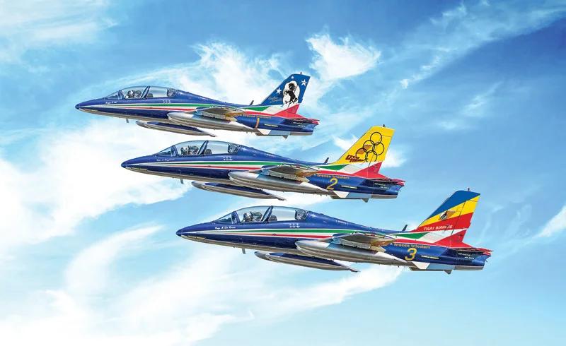 Italeri 1/72 Macchi Mb 339 60th Pan Anniv Model Kit — official product photo 1