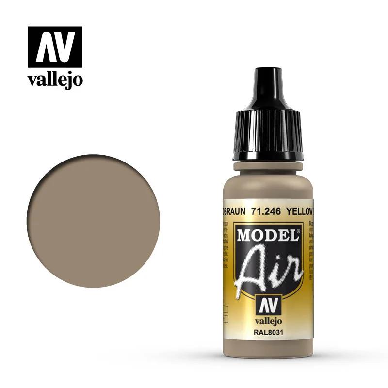 Vallejo Air Yellow Brown Ral8031 6pk