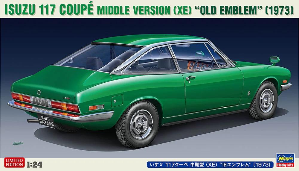 Hasegawa 1/24 Isuzu 117 Coupe Xe 1973 Model Kit — official product photo 1