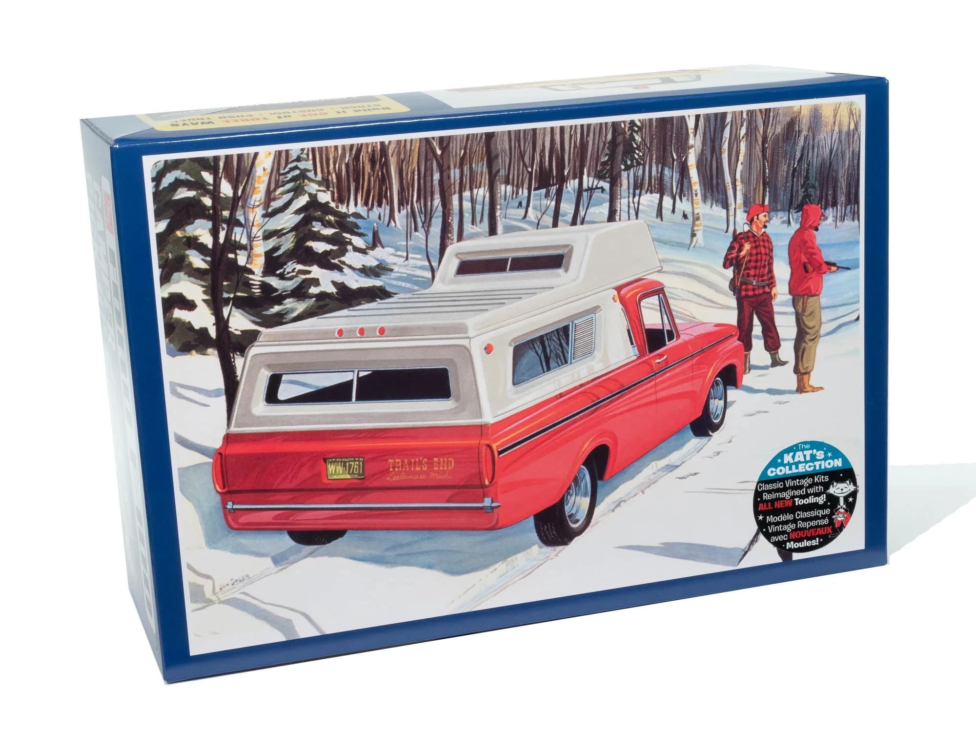 AMT 1/25 F-100 63 Ford Camper Pickup Model Kit — official product photo 1