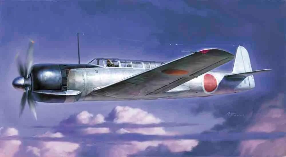 Hasegawa 1/48 Nakajima C6n1 Carrier Recon Saiun Model Kit — box art