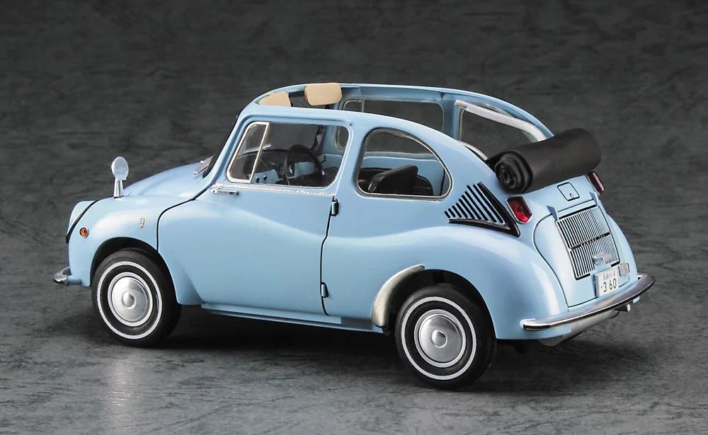 Hasegawa 1/24 Subaru 360 Convertible Model Kit — official product photo 1