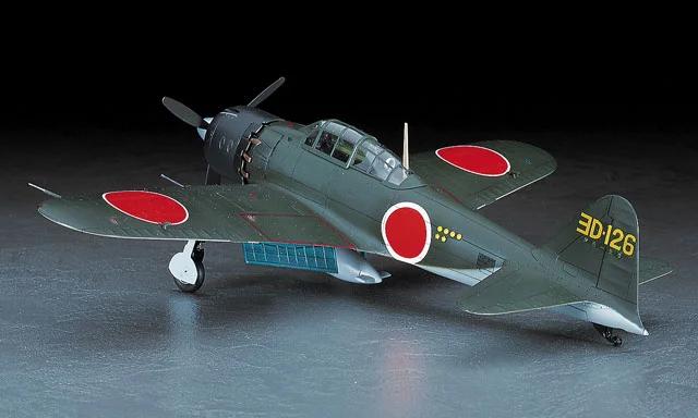 Hasegawa 1/48 Mitsubishi A6m5 Zero 52 Zeke Model Kit — official product photo 1