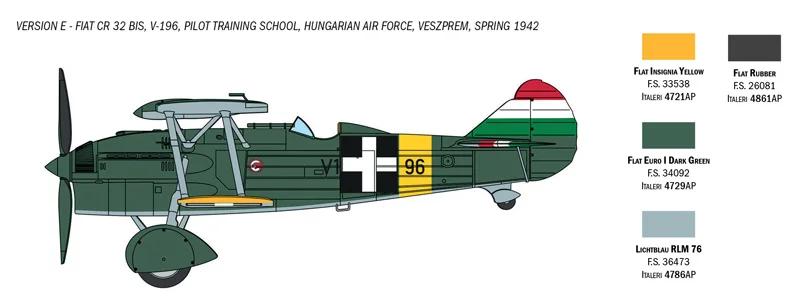Italeri 1/72 Fiat Cr32 Freccia Model Kit — official product photo 5