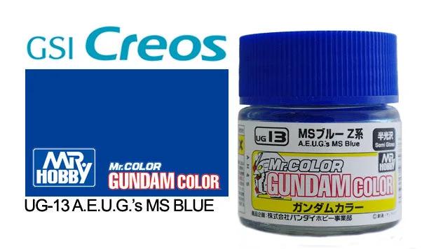 Mr. Hobby Gundam Color UG13 A.E.U.G. MS Blue (Zeta) 10ml — product photo