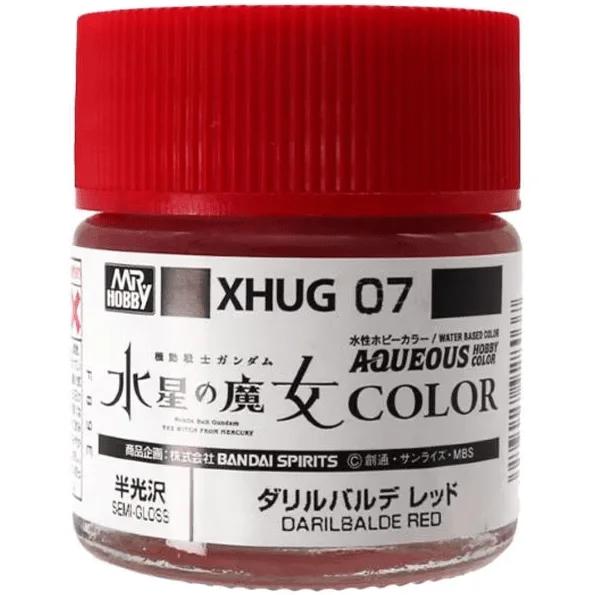 Mr. Hobby XHUG07 Aqueous Gundam Color Darilbalde Red (10ml) — product photo