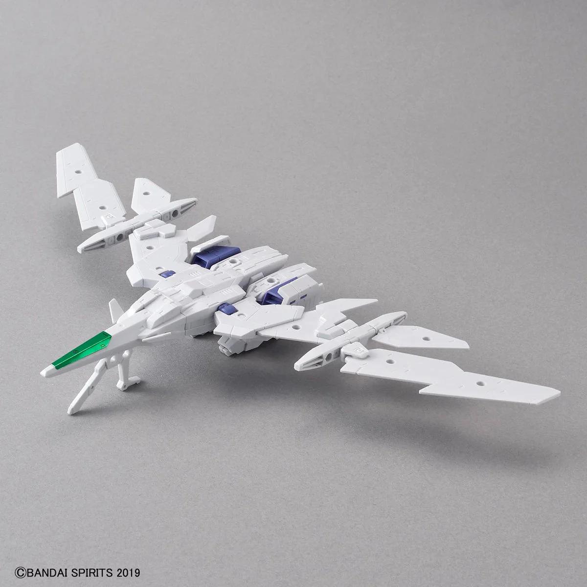 Bandai 1/144 30MM 01 Air Fighter White Model Kit — official product photo 1