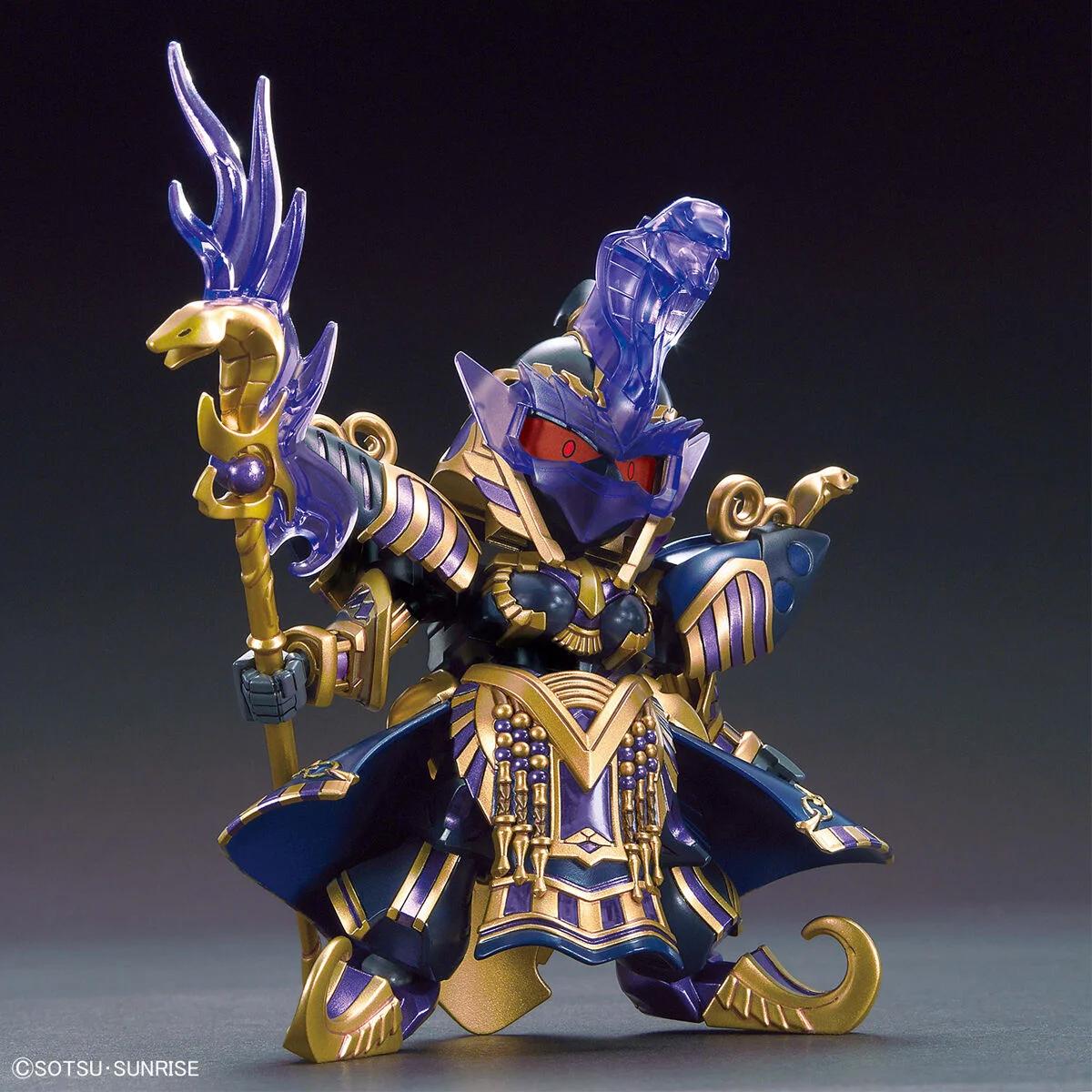 Bandai SD 15 Cleppatra Qubeley Dark Mask Model Kit — official product photo 3